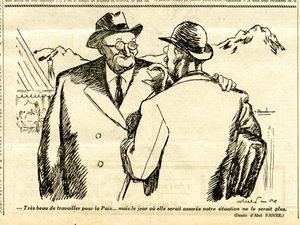 Oprigtig, satirisk i sort/hvid af Jules Abel Faivre
