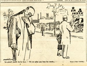 Oprigtig, satirisk i sort/hvid af Jules Abel Faivre