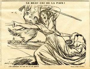 Oprigtig, satirisk i sort/hvid af Jules Abel Faivre