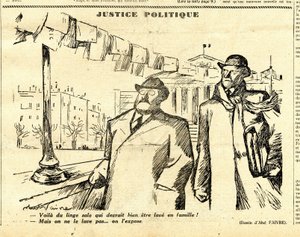 Oprigtig, satirisk i sort/hvid af Jules Abel Faivre