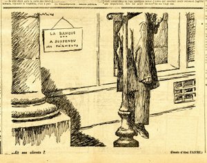 Oprigtig, satirisk i sort/hvid af Jules Abel Faivre