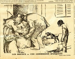 Oprigtig, satirisk i sort/hvid af Jules Abel Faivre