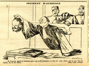 Oprigtig, satirisk i sort/hvid af Jules Abel Faivre