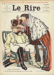 Kroning af kong Edward VII, illustration til Le Rire