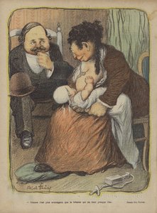 Illustration til Le Rire af Jules Abel Faivre