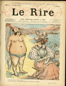 Illustration af Abel Faivre (1867-1945) til tæppet af Le Rire af Jules Abel Faivre
