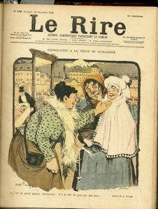 Illustration af Abel Faivre (1867-1945) til forsiden af Le Rire af Jules Abel Faivre