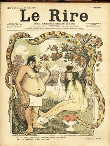 Illustration af Abel Faivre (1867-1945) til forsiden af Le Rire, nr. 243 af Jules Abel Faivre