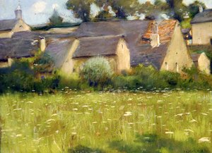 Plein-Air Landscape (pastel på papir)