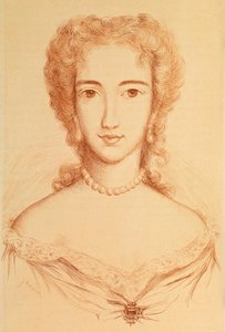 Portræt af Armande Bejart af Jules Armand Hanriot