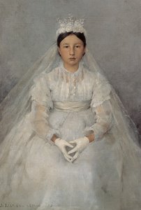 La Communiante af Jules Bastien Lepage