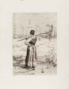 Tilbagekomsten fra marken, 1878 af Jules Bastien Lepage