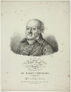 Portræt af Jean-Nicolas, baron Corvisart af Jules Boilly