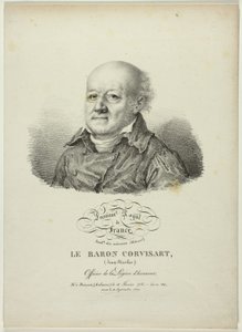 Portræt af Jean-Nicolas, baron Corvisart af Jules Boilly