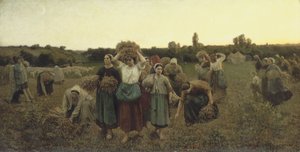 Påmindelsen om kornetterne af Jules Breton