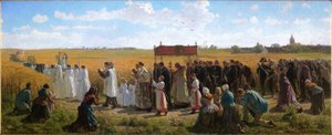 Velsignelsen af hveden i Artois af Jules Breton