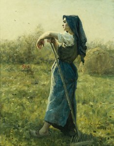 Høstmaskinen, 1892 af Jules Breton