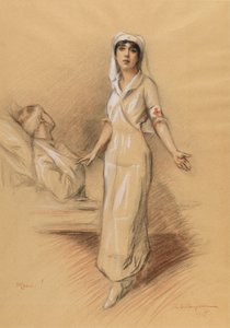Sygeplejerske og patient