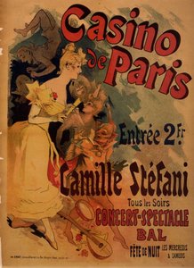 Casino i Paris; Camille Stefani af Jules Cheret