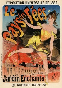 Plakaten Feernes land, 1889