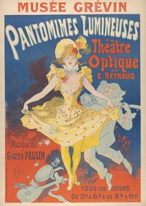 Lysende pantomimer, 1892 af Jules Cheret