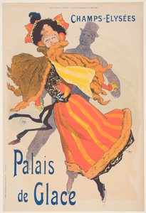 Plakat, der reklamerer for Ispaladset, Champs Elysees