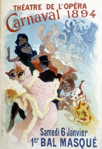 Plakat af Cherret til karnevalet i 1894 i Theatre de l