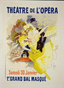 Reproduktion af en plakat, der reklamerer for den første 
