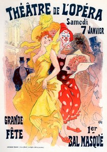 Operahus. Maskeboldplakat, 1898-1899