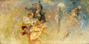 Maskebal, af Jules Cheret
