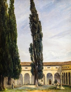 Klosterets indre af Jules Coignet
