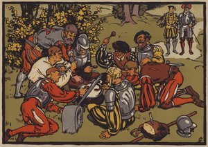 Reformationskrisen i Schweiz (farve litho)