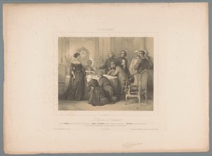 Herodias fremlægger sit testamente Åbningen af ​​testamentet (titel på objekt) Scener fra romanen The Wandering Jew af Eugène Sue (serietitel) The Wandering Jew (serietitel på objekt) af Jules  David