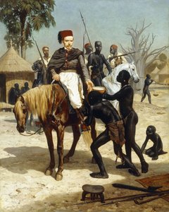 En eksotisk gæst, 1857