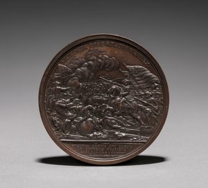 Medalje: Daniel Morgan omvendt. af Jules Dupré
