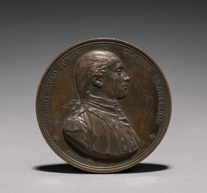 Medalje: John Paul Jones forside.