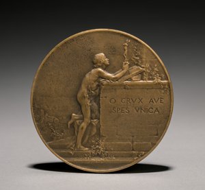 Medalje bagside, 1800-tallet. af Jules Dupré