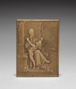 Medaljon. af Jules Dupré