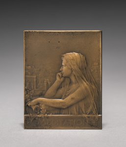 Medaljon forside. af Jules Dupré