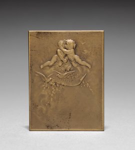 Medaljon omvendt. af Jules Dupré