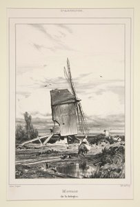Sologne Mølle af Jules Dupré