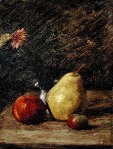 Stilleben med en pære af Jules Dupré