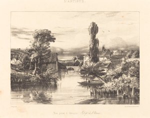 Udsigt ved Alençon af Jules Dupré