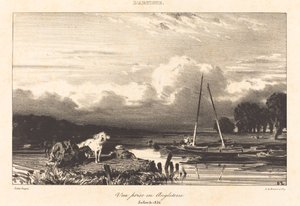 Udsigt i England af Jules Dupré