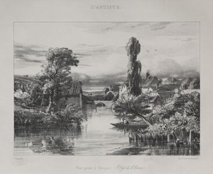 Udsigt nær Alençon af Jules Dupré