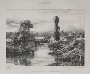 Udsigt nær Alençon af Jules Dupré