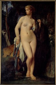 Diane Maleri af Jules Elie Delaunay (1828-1891) 1872 Søn. 1,47x0,94 m Paris, musee d