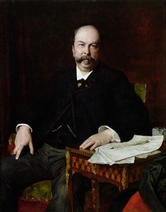 Portræt af Henri Meilhac (1831-97) af Jules Elie Delaunay