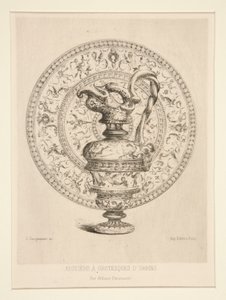 Ewer med Grotesker d af Jules Ferdinand Jacquemart