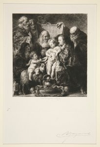 Hellige Familie af Jules Ferdinand Jacquemart